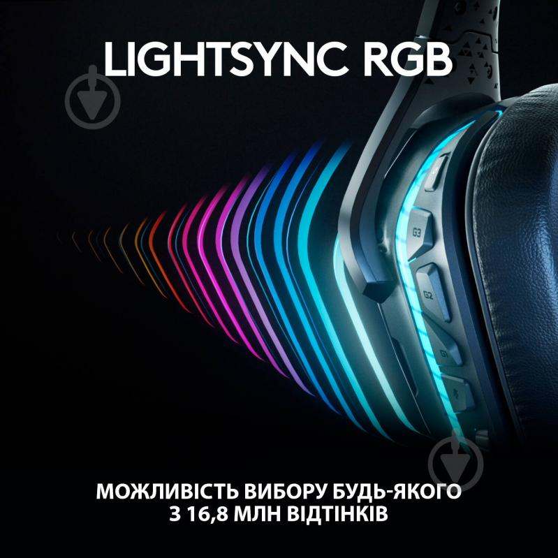 Гарнитура игровая Logitech G635 Gaming Headset black (981-000750) - фото 4