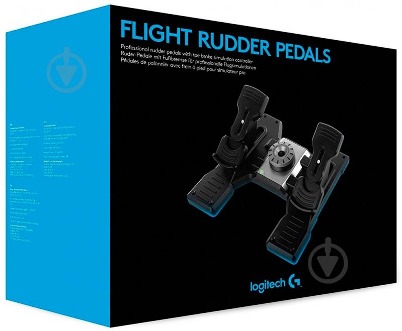 Педаль Logitech G Saitek PRO FLight Rudder Pedals FLight RUDDER PEDALS 945-000005 - фото 3