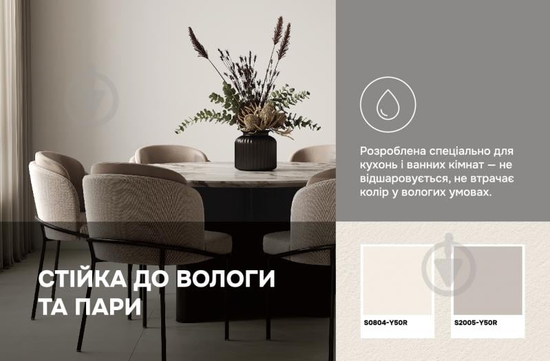 Фарба інтер'єрна латексна Ceresit IN 52 Super мат JAVA 3 3 л - фото 9