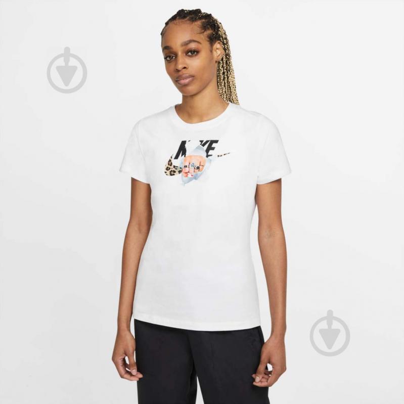 Футболка Nike W NSW TEE FIERCE DD1483-100 р.L белый - фото 2