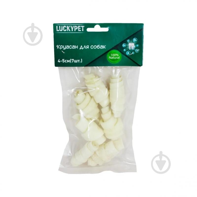 Ласощі Lucky Pet рогалик (круасан) №1 4-5 см 7 шт./уп. - фото 1 Ласощі Lucky Pet рогалик (круасан) №1 4-5 см 7 шт./уп. - фото 1