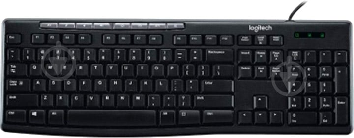 Клавиатура Logitech Media Keyboard K200 (920-008814) black - фото 4