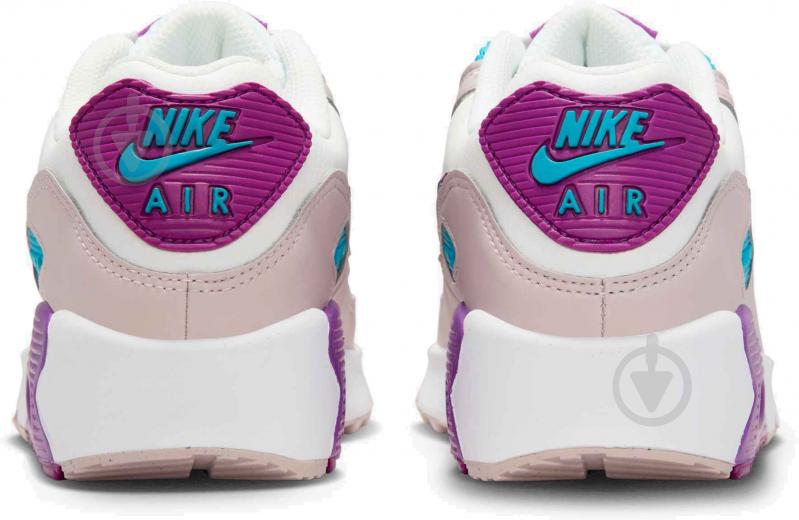 Кросівки для дівчаток демісезонні Nike AIR MAX 90 LTR CD6864-126 р.36,5 білі - фото 6