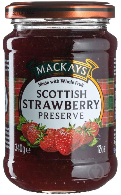 Джем Mackays Клубника 340 г - фото 1