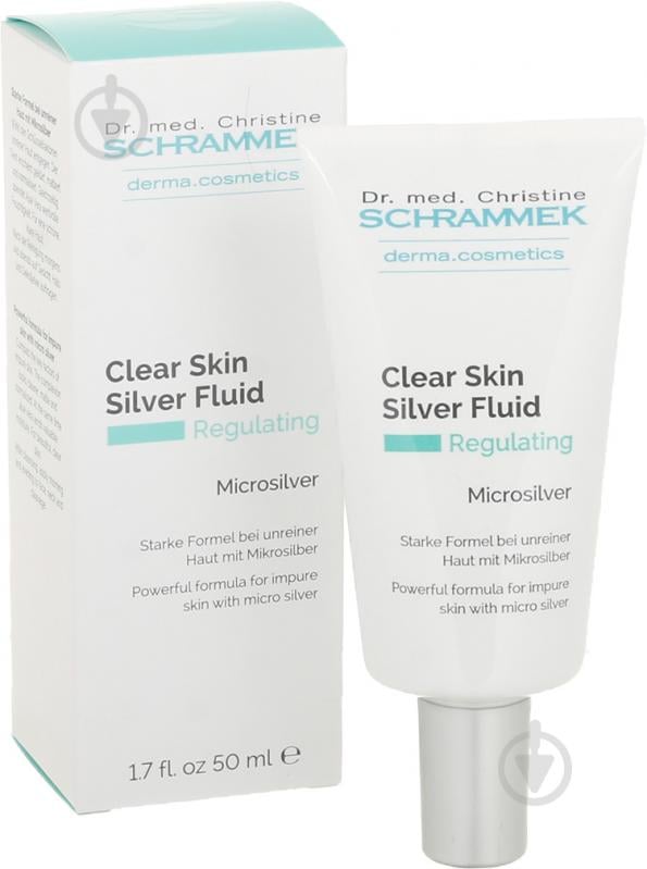 Флюид для лица день-ночь Dr.Schrammek Clear Skin Silver Fluid 50 мл - фото 1