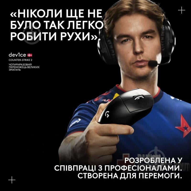 Игровая мышь Logitech G Pro X Superlight 2 Dex black (L910-007357) - фото 8