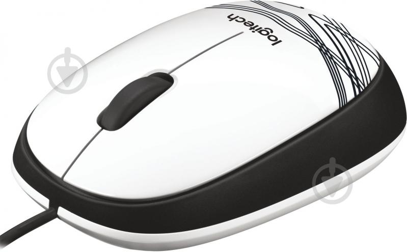 Мышка Logitech Corded Mouse M105 white (910-002944) - фото 2