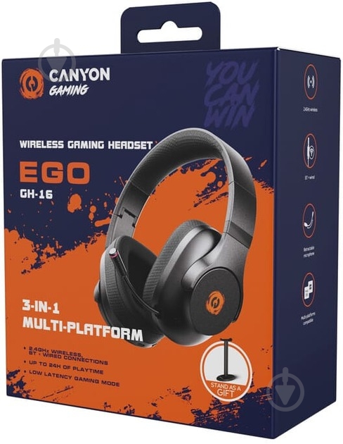 Навушники Canyon EGO GH-16 black (CND-SGHS16B) - фото 7