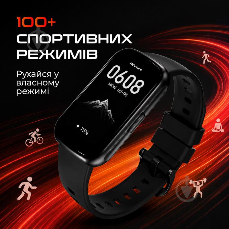 Фитнес-браслет HiFuture EVO 3 black (EVO3.Black) - фото 3