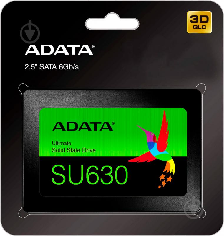 SSD-накопичувач ADATA 480GB 2,5" SATA III 3D NAND (ASU630SS-480GQ-R) - фото 5