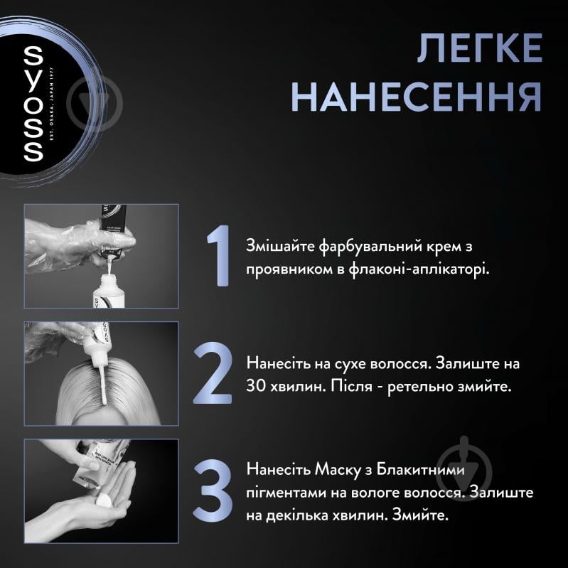 Крем-краска для волос SYOSS Permanent Coloration 9-5 жемчужный блонд 115 мл - фото 3