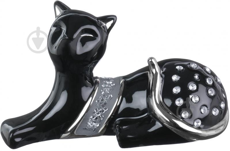 Статуэтка кошка HY21249-b 10х18х8 см черный - фото 1 Статуэтка кошка HY21249-b 10х18х8 см черный - фото 1
