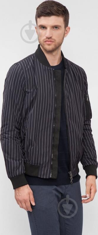 Ветровка мужская демисезонная Tommy Hilfiger PIN STRIPE BOMBER MW0MW02387-403 р.M синяя - фото 2
