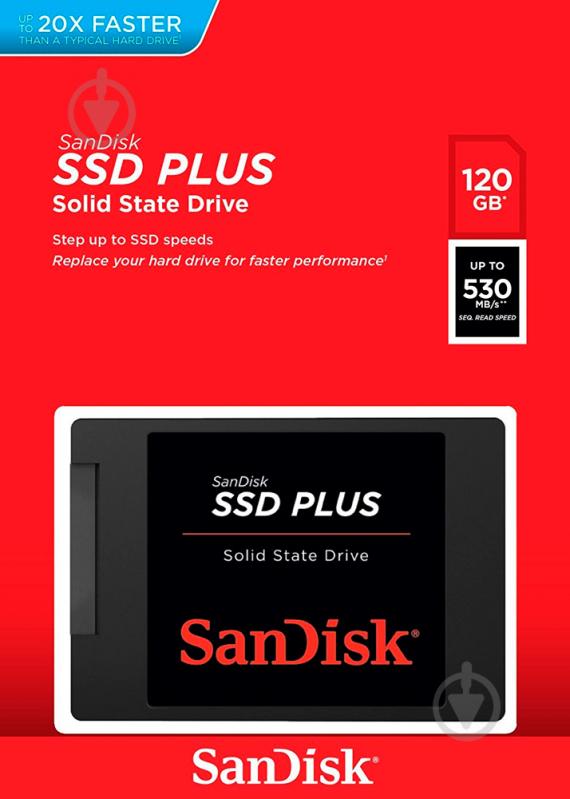 SSD-накопичувач SanDisk 120GB 2,5" SATA NAND TLC (SDSSDA-120G-G27) - фото 4