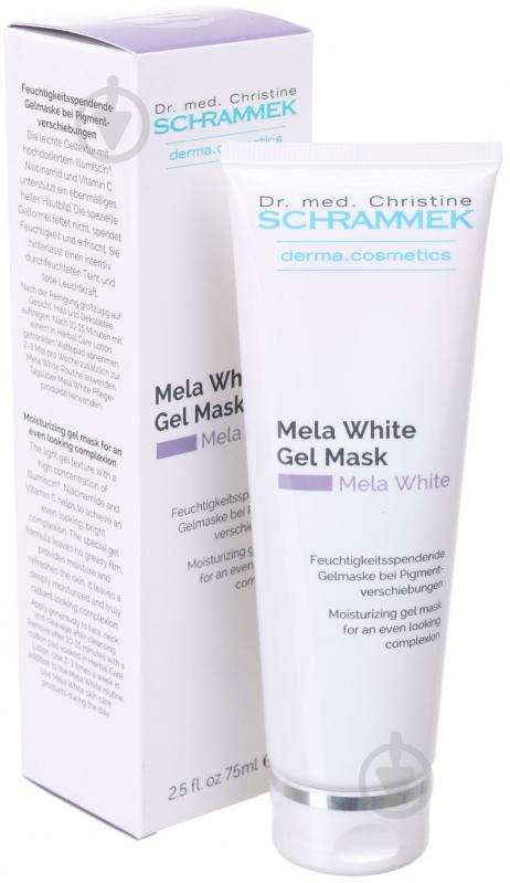 Маска для обличчя Dr.Schrammek відбілююча Mela White Gel Mask 75 мл - фото 1