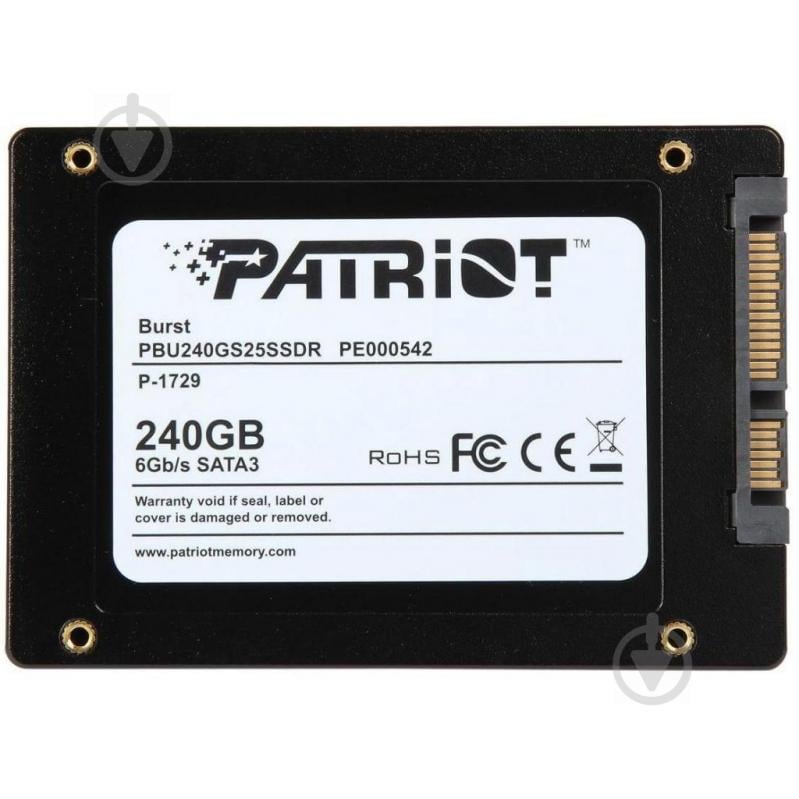 SSD-накопитель Patriot 240GB 2,5" SATA III TLC (PBU240GS25SSDR) - фото 5