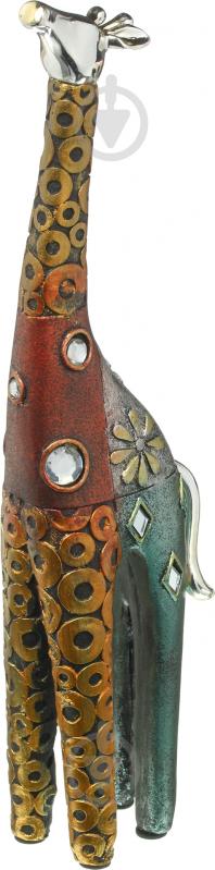 Статуэтка жираф Моне HY4787C4 28х5х5 см золотисто-коричневый - фото 2
