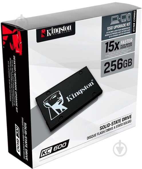 SSD-накопитель Kingston KC600 256GB 2,5" SATA III 3D NAND (SKC600/256G) - фото 5