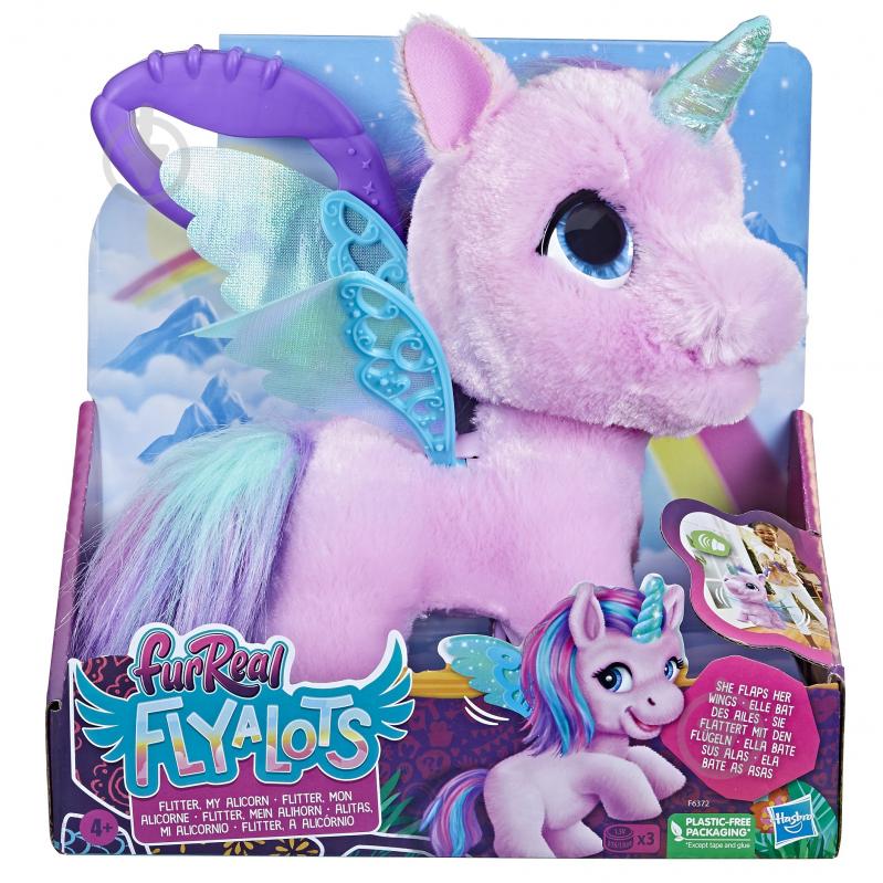 Игрушка мягкая интерактивная FurReal Friends Flyalots Единорог F6372 - фото 5