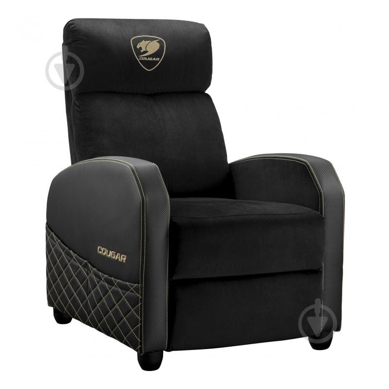 Крісло ігрове Cougar RANGER ELITE GOLD дихаюча тканина чорний - фото 4