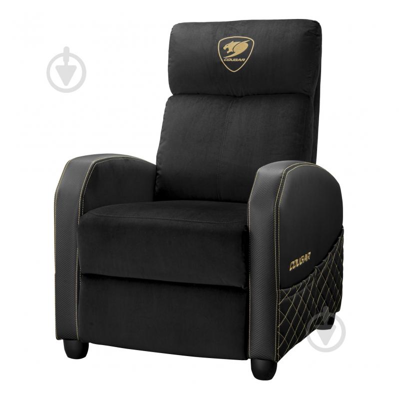 Крісло ігрове Cougar RANGER ELITE GOLD дихаюча тканина чорний - фото 5