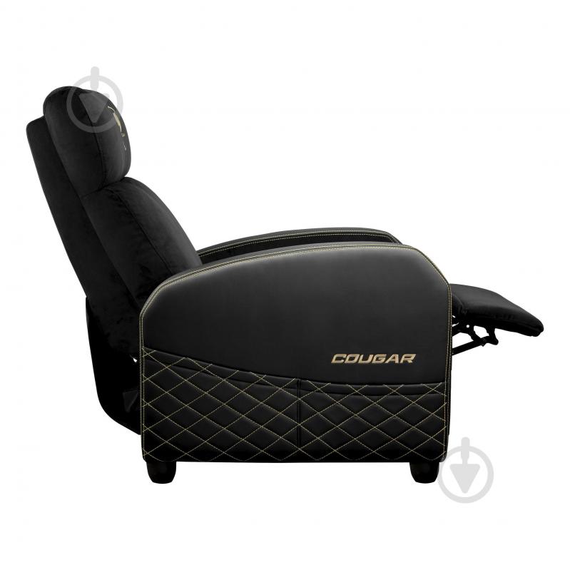 Крісло ігрове Cougar RANGER ELITE GOLD дихаюча тканина чорний - фото 6