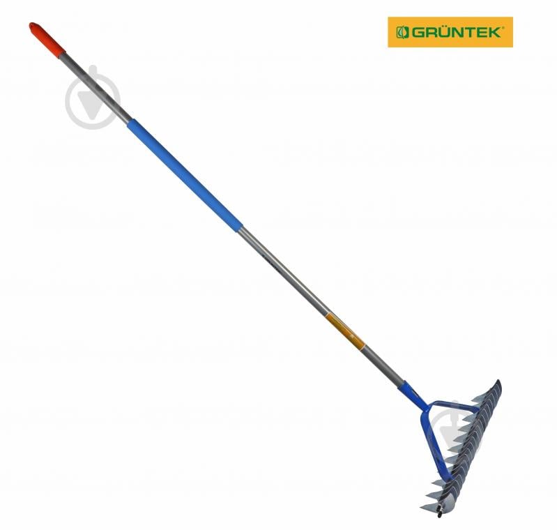 Граблі зубчасті Gruntek Urchin 36 см з держаком (295032036_S) - фото 2 Граблі зубчасті Gruntek Urchin 36 см з держаком (295032036_S) - фото 2