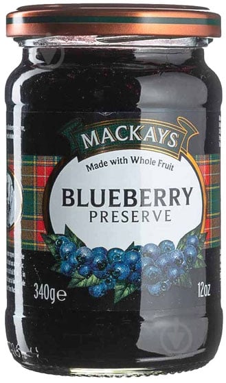 Джем Mackays Чорниця 340 г - фото 1