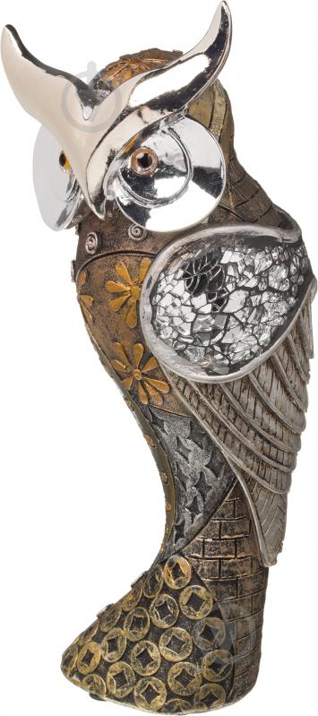 Статуэтка мудрая сова LH-1139 23 см бронзовый - фото 2