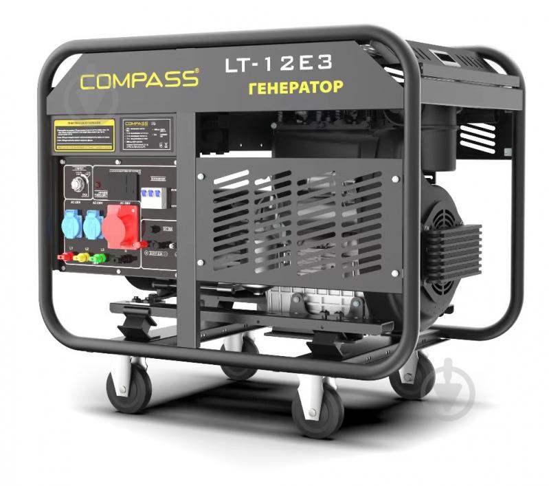 Генератор дизельный Compass 10 кВт / 11 кВт 380 В LT12E3 - фото 2