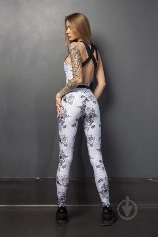 Комбинезон Designed for Fitness р. S белый Sasha Tattooing - фото 3