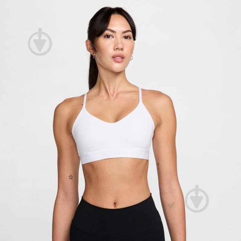 Бра Nike Indy Light-Support FD1062-100 р.XL белый - фото 1 Бра Nike Indy Light-Support FD1062-100 р.XL белый - фото 1