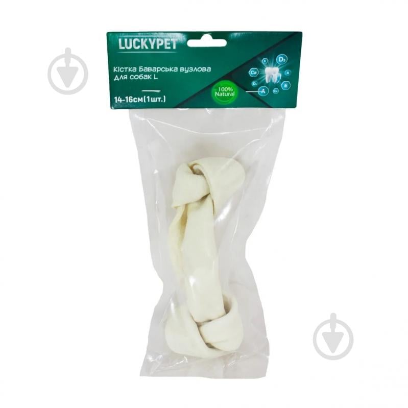 Кістка для собак Lucky Pet Баварська вузлова №3 L 14-16 см - фото 1 Кістка для собак Lucky Pet Баварська вузлова №3 L 14-16 см - фото 1