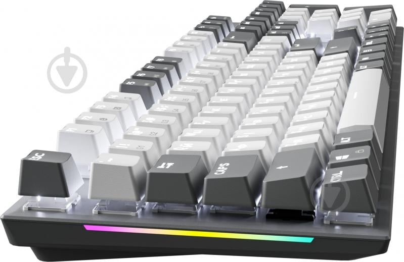 Клавіатура ігрова GamePro Genesis Metallic (MK144G) grey - фото 3