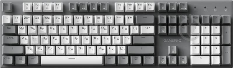 Клавіатура ігрова GamePro Genesis Metallic (MK144G) grey - фото 6