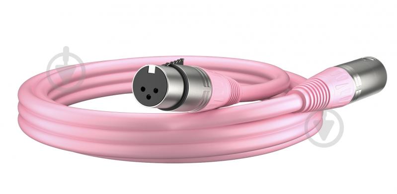 Кабель микрофонный FIFINE L9CP XLR Male to Femal 1,8m Pink (L9CP) - фото 1