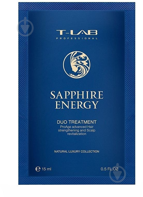 Маска-кондиціонер T-LAB Professional Саше SAPPHIRE ENERGY DUO Treatment 15 мл - фото 1 Маска-кондиціонер T-LAB Professional Саше SAPPHIRE ENERGY DUO Treatment 15 мл - фото 1