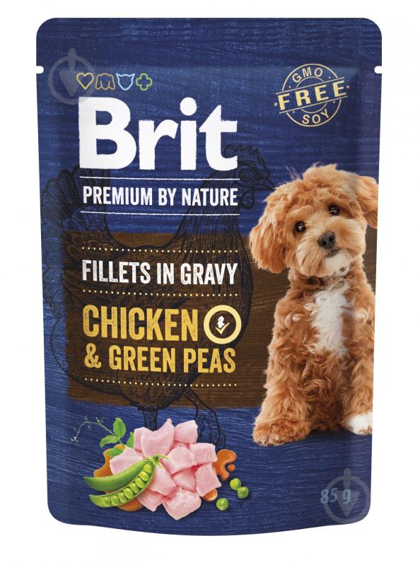 Корм вологий Brit Premium Fillets in Gravy Multipack філе в соусі мультипак 12 шт. х 85 г - фото 2 Корм вологий Brit Premium Fillets in Gravy Multipack філе в соусі мультипак 12 шт. х 85 г - фото 2