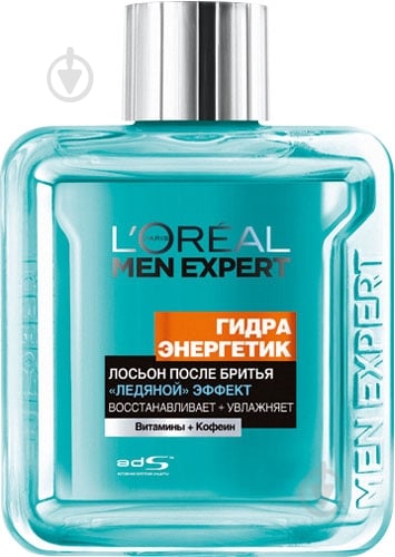 Лосьон после бритья L'Oreal Paris Men Expert Гидра энергетик Ледяной эффект 100 мл - фото 1