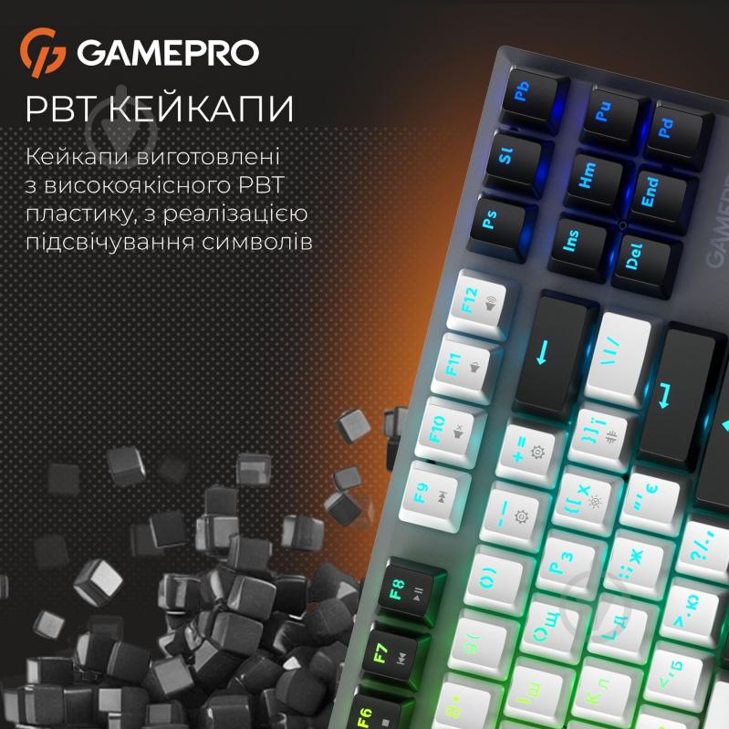 Клавиатура игровая GamePro Joker Pro (MK124G Pro) gray - фото 10 Клавиатура игровая GamePro Joker Pro (MK124G Pro) gray - фото 10