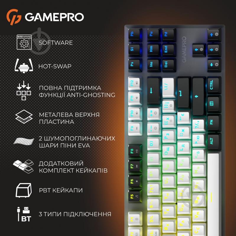 Клавиатура игровая GamePro Joker Pro (MK124G Pro) gray - фото 17 Клавиатура игровая GamePro Joker Pro (MK124G Pro) gray - фото 17