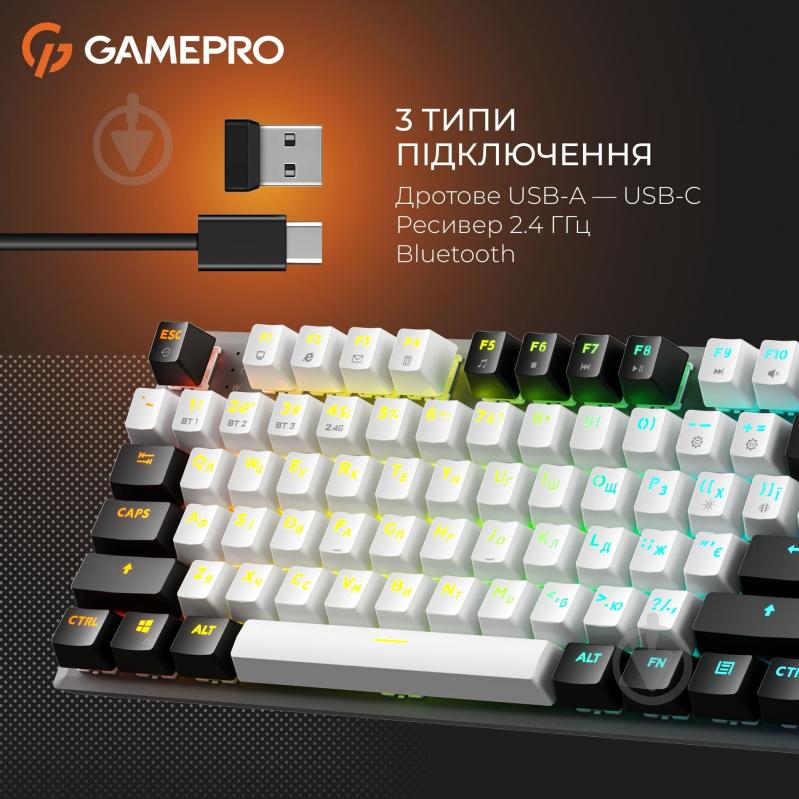 Клавиатура игровая GamePro Joker Pro (MK124G Pro) gray - фото 5 Клавиатура игровая GamePro Joker Pro (MK124G Pro) gray - фото 5