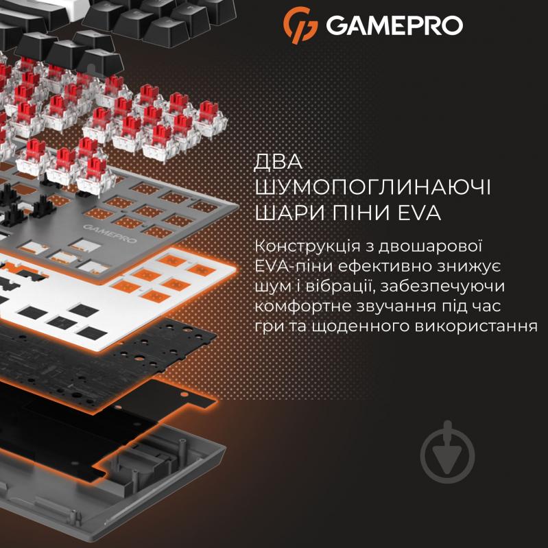 Клавиатура игровая GamePro Joker Pro (MK124G Pro) gray - фото 7 Клавиатура игровая GamePro Joker Pro (MK124G Pro) gray - фото 7