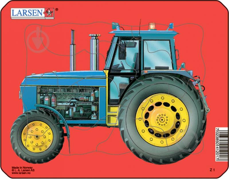Пазл Larsen Трактор №2 міні-серія Z1-2 - фото 1