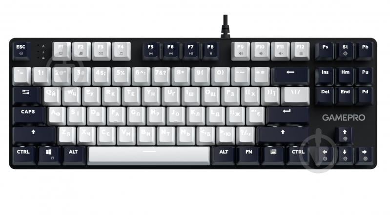 Клавиатура GamePro (MK110B) Genesis Metallic MK110B Outemu Red Swithes USB Black - фото 1