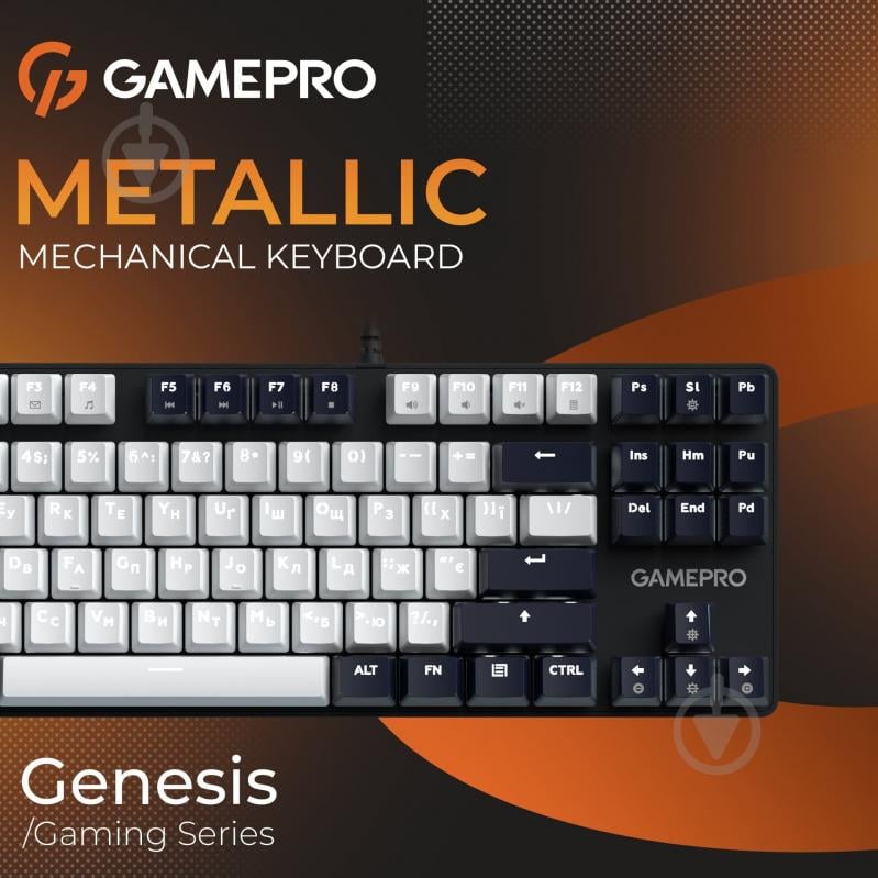 Клавиатура GamePro (MK110B) Genesis Metallic MK110B Outemu Red Swithes USB Black - фото 7