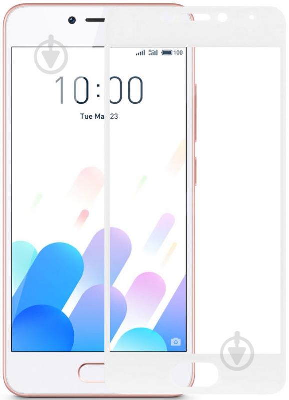 Защитное стекло MakeFuture Full Cover для Meizu M5C (MGFC-MM5CW) - фото 1