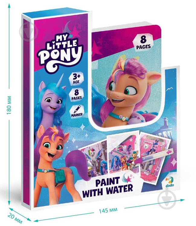 Раскраска «Рисуй водой My Little Pony» 4820198241674 - фото 5