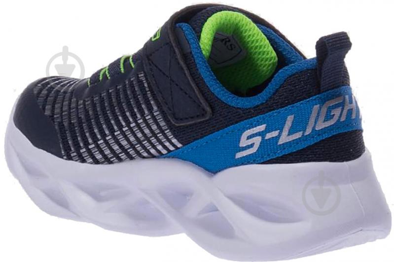 Кросівки дитячі демісезонні Skechers 401650N NVBL р.26 сірі - фото 3