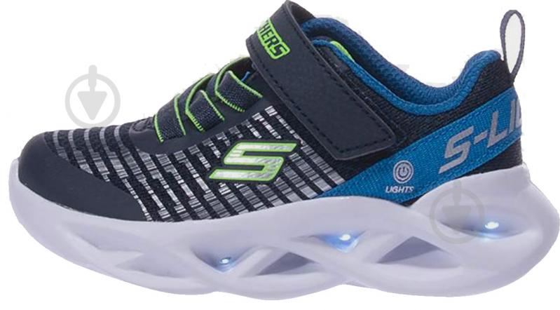 Кросівки дитячі демісезонні Skechers 401650N NVBL р.26 сірі - фото 4